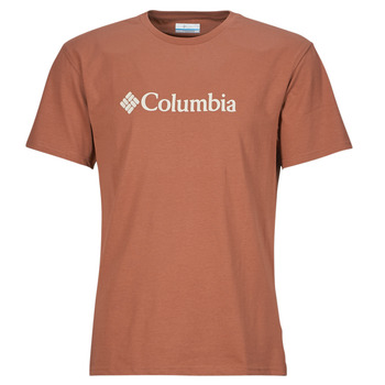 tekstylia Męskie T-shirty z krótkim rękawem Columbia CSC Basic Logo Tee Brązowy