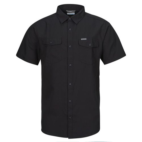 tekstylia Męskie Koszule z krótkim rękawem Columbia Utilizer II Solid Short Sleeve Shirt Czarny