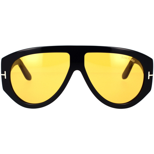Zegarki & Biżuteria  okulary przeciwsłoneczne Tom Ford Occhiali da Sole  Bronson FT1044/S 01E Czarny