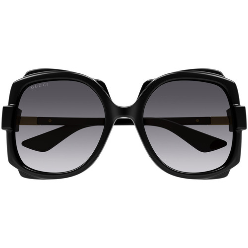 Zegarki & Biżuteria  okulary przeciwsłoneczne Gucci Occhiali da Sole  GG1431S 001 Czarny