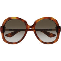 Zegarki & Biżuteria  okulary przeciwsłoneczne Gucci Occhiali da Sole  GG1432S 002 Brązowy