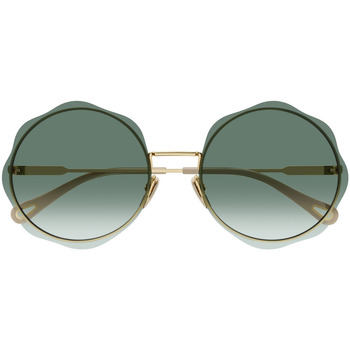 Zegarki & Biżuteria  Damskie okulary przeciwsłoneczne Chloe Occhiali da Sole Chloé CH0202S 002 Złoty