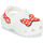 Buty Dziewczynka Chodaki Crocs Disney Minnie Mouse Cls Clg T Biały / Czerwony