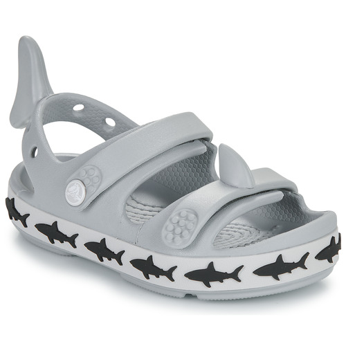 Buty Dziecko Sandały Crocs Crocband Cruiser Shark SandalT Szary