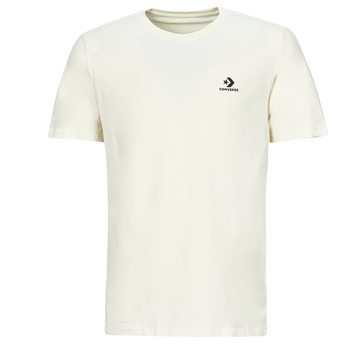 tekstylia T-shirty z krótkim rękawem Converse STAR CHEV TEE EGRET Biały