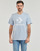 tekstylia T-shirty z krótkim rękawem Converse LOGO STAR CHEV  SS TEE CLOUDY DAZE Niebieski