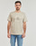 tekstylia T-shirty z krótkim rękawem Converse CHUCK PATCH TEE BEACH STONE / WHITE Beżowy