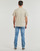 tekstylia T-shirty z krótkim rękawem Converse CHUCK PATCH TEE BEACH STONE / WHITE Beżowy