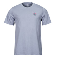 tekstylia T-shirty z krótkim rękawem Converse CORE CHUCK PATCH TEE THUNDER DAZE Niebieski