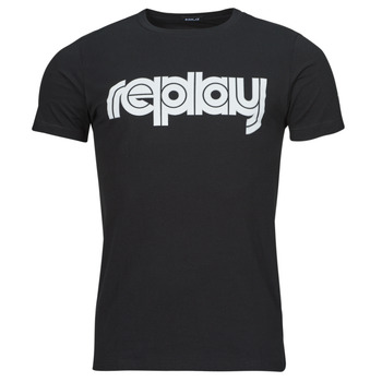 tekstylia Męskie T-shirty z krótkim rękawem Replay M6754-000-2660 Czarny