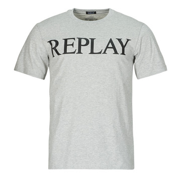 tekstylia Męskie T-shirty z krótkim rękawem Replay M6757-000-2660 Szary