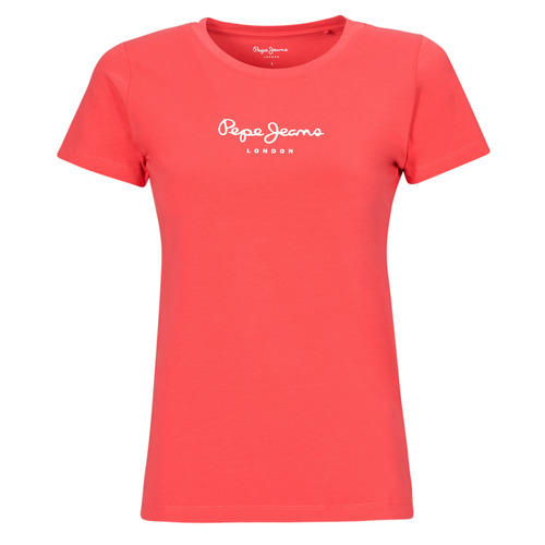 tekstylia Damskie T-shirty z krótkim rękawem Pepe jeans NEW VIRGINIA SS N Czerwony