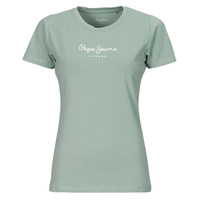 tekstylia Damskie T-shirty z krótkim rękawem Pepe jeans NEW VIRGINIA SS N Zielony