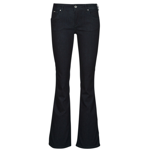 tekstylia Damskie Jeans flare / rozszerzane  Pepe jeans SLIM FIT FLARE LW Demin