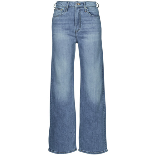 tekstylia Damskie Jeans flare / rozszerzane  Pepe jeans WIDE LEG JEANS UHW Niebieski