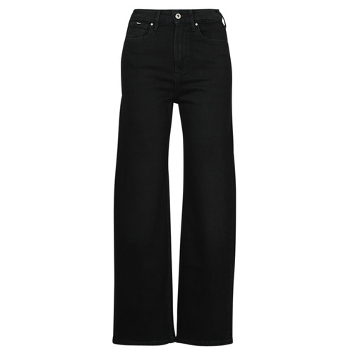 tekstylia Damskie Jeans flare / rozszerzane  Pepe jeans WIDE LEG JEANS UHW Czarny
