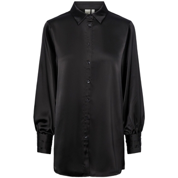 tekstylia Damskie Topy / Bluzki Y.a.s YAS Noos Pella Shirt L/S - Black Czarny