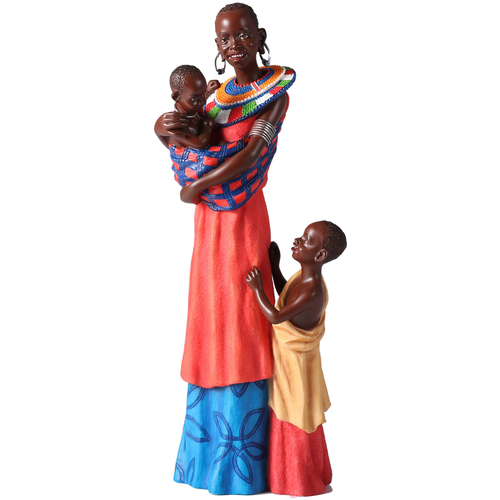 Dom Statuetki i figurki  Signes Grimalt Postać Afrykańska Czerwony