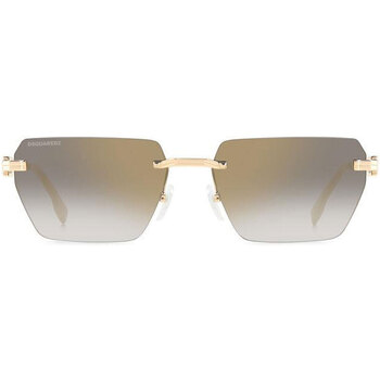 Zegarki & Biżuteria  okulary przeciwsłoneczne Dsquared Occhiali da Sole  D2 0102/S RHL Złoty