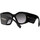 Zegarki & Biżuteria  okulary przeciwsłoneczne Burberry Occhiali da Sole  Madeline BE4388U 30018G Czarny