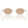Zegarki & Biżuteria  Damskie okulary przeciwsłoneczne Miu Miu Occhiali da Sole Miu Miu MU04ZS 14240D Biały