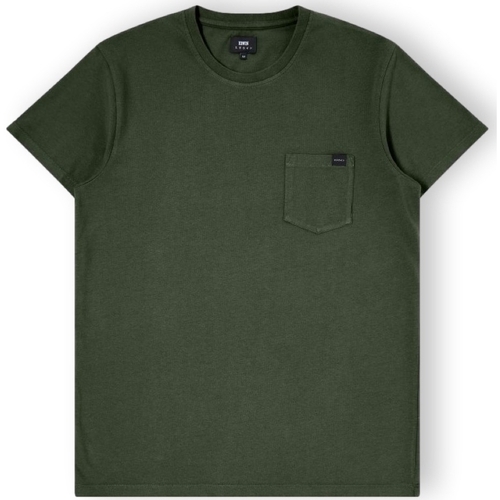tekstylia Męskie T-shirty i Koszulki polo Edwin Pocket T-Shirt - Kombu Green Zielony