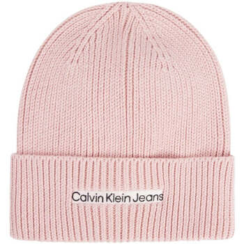 Dodatki Damskie Czapki Calvin Klein Jeans  Różowy