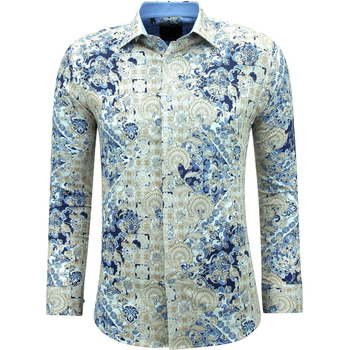 tekstylia Męskie Koszule z długim rękawem Gentile Bellini 147811057 Niebieski