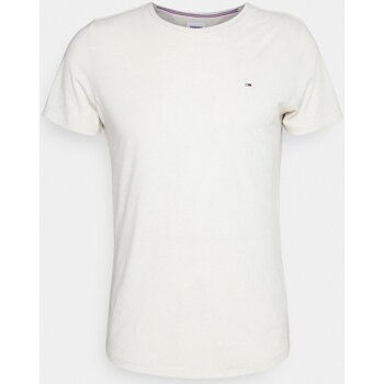 tekstylia Męskie T-shirty z krótkim rękawem Tommy Jeans DM0DM09586 Biały