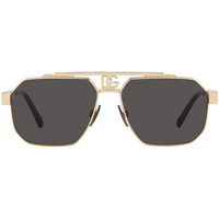 Zegarki & Biżuteria  okulary przeciwsłoneczne D&G Occhiali da Sole Dolce&Gabbana DG2294 02/87 Złoty