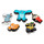 Dodatki Dziecko Akcesoria do butów Crocs Jibbitz Disneys Pixar 5 pack Wielokolorowy