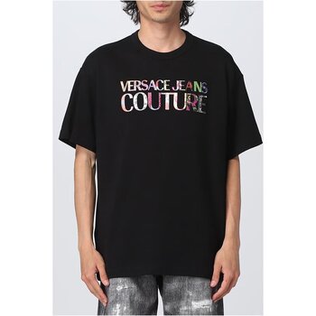 tekstylia Męskie T-shirty z krótkim rękawem Versace 74GAHG01 CJ01G Czarny