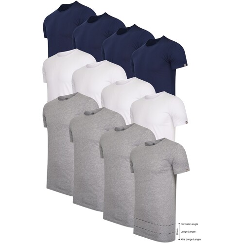 tekstylia Męskie T-shirty z krótkim rękawem Cappuccino Italia 12-Pack Voordeelpakket T-shirts Wielokolorowy