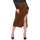 tekstylia Damskie Spódnice La Modeuse 69121_P161116 Brązowy