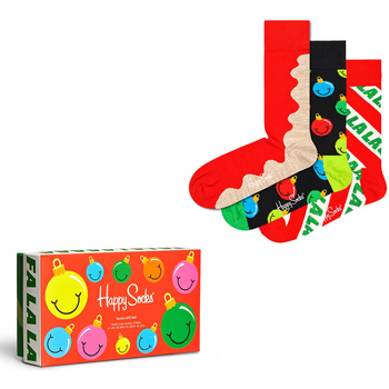 Bielizna Skarpety Happy socks Time for Holiday 3-Pack Gift Box Wielokolorowy