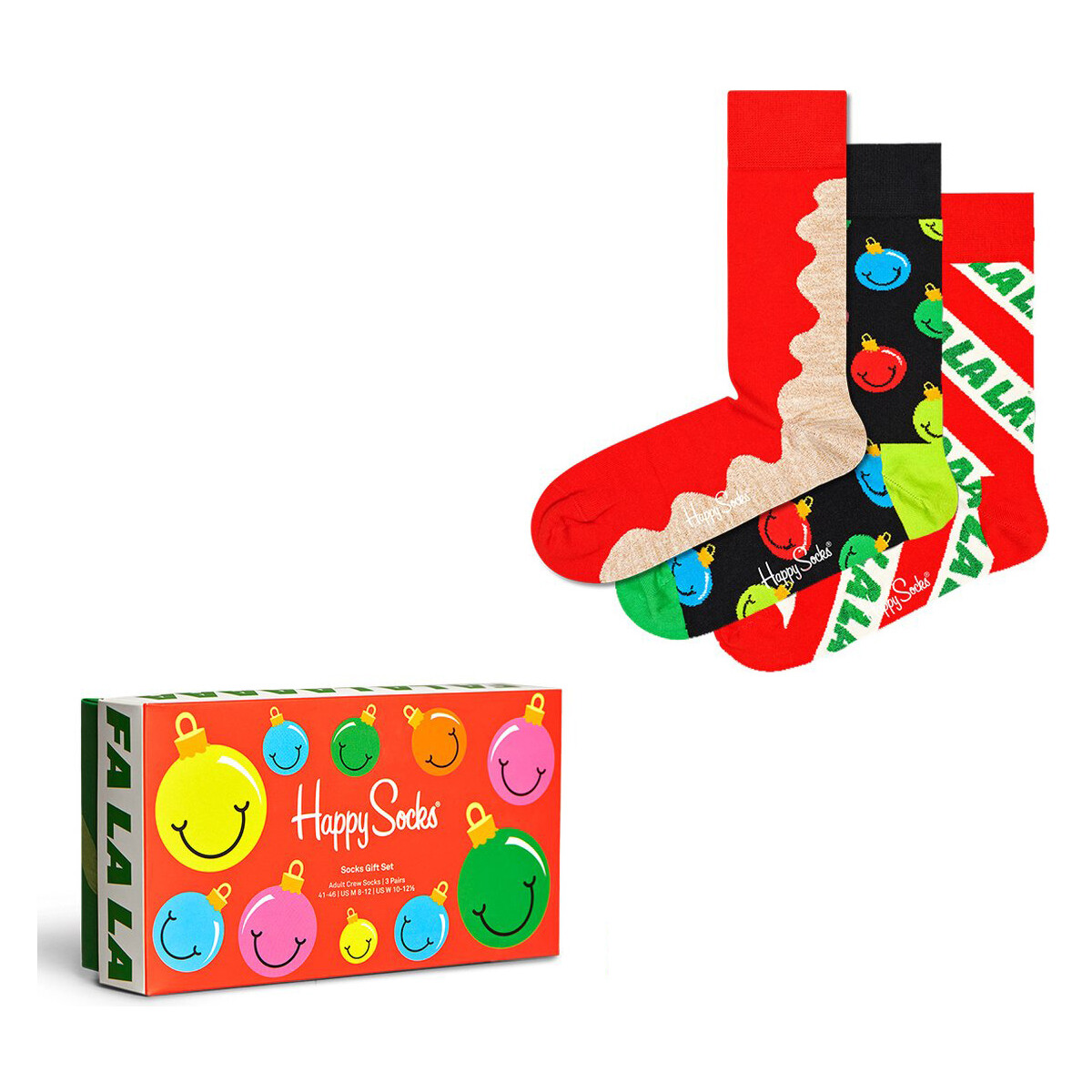 Bielizna Skarpety Happy socks Time for Holiday 3-Pack Gift Box Wielokolorowy