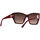 Zegarki & Biżuteria  Damskie okulary przeciwsłoneczne Bulgari Occhiali da Sole  BV8260 5469E2 Bordeaux