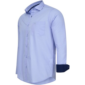 tekstylia Damskie Koszule Cappuccino Italia Overhemd Uni Niebieski