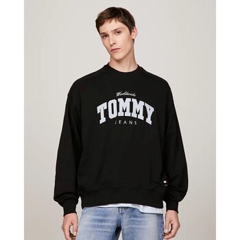 tekstylia Męskie Bluzy Tommy Hilfiger DM0DM18386BDS Czarny