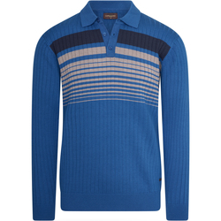 tekstylia Męskie Koszulki polo z długim rękawem Cappuccino Italia L/S Knit Polo Niebieski