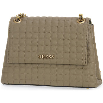Torby Damskie Torby Guess SAG TIA SATCHEL Beżowy