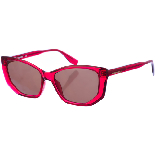 Zegarki & Biżuteria  Damskie okulary przeciwsłoneczne Karl Lagerfeld KL6071S-628 Czerwony