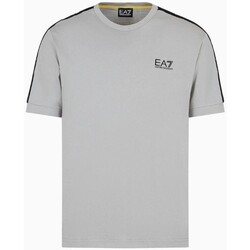 tekstylia Męskie T-shirty z krótkim rękawem Emporio Armani EA7 3DPT35 PJ02Z Szary