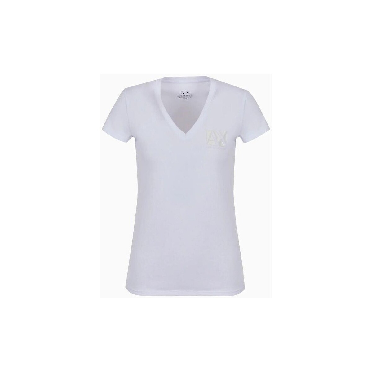 tekstylia Damskie T-shirty i Koszulki polo EAX 3DYT03 YJ3RZ Biały