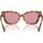 Zegarki & Biżuteria  Damskie okulary przeciwsłoneczne Miu Miu Occhiali da Sole Miu Miu MU02ZS 11Q50D Brązowy