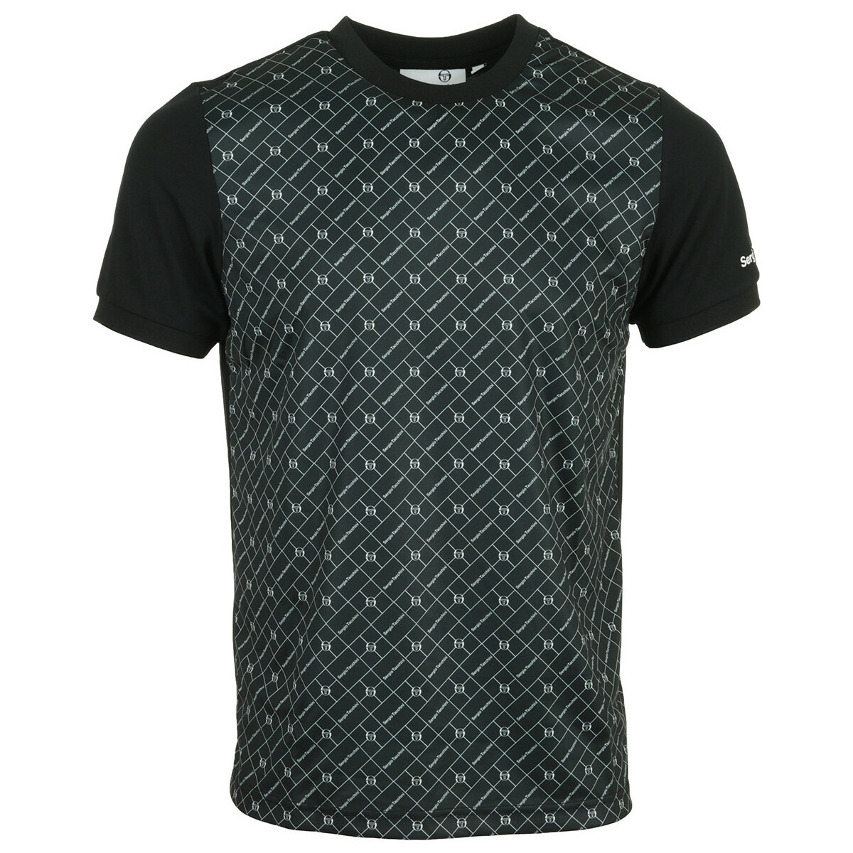 tekstylia Męskie T-shirty z krótkim rękawem Sergio Tacchini Diamante Pl T Shirt Czarny