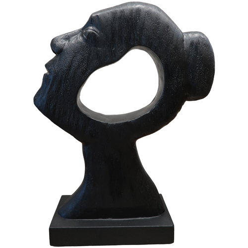 Dom Statuetki i figurki  Signes Grimalt Rzeźba Na Głowę Kobiet Czarny