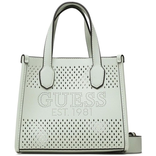 Torby Damskie Torby shopper Guess KATEY PERF SMALL TOTE Zielony
