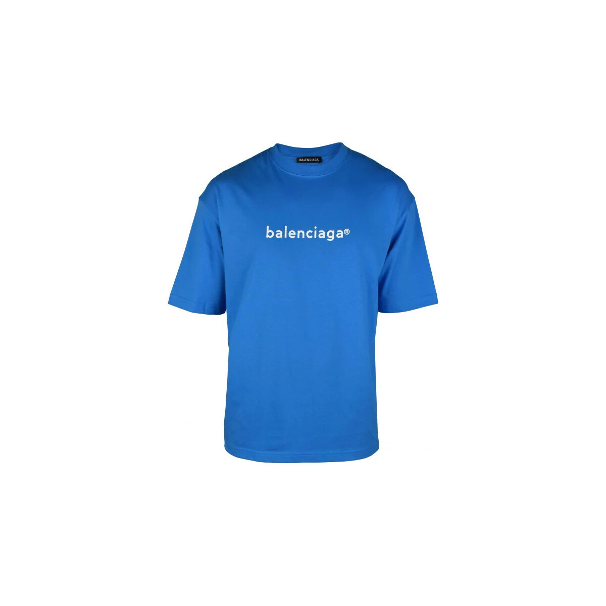 tekstylia Męskie T-shirty i Koszulki polo Balenciaga  Niebieski