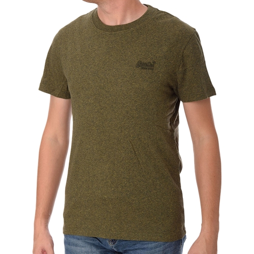 tekstylia Męskie T-shirty z krótkim rękawem Superdry 235246 Zielony